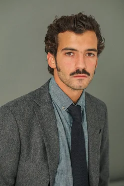 Drapeau Noir Blazer Semi-Entoilé Flanelle Grise Dark Grey Flash Sale