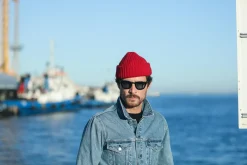 Drapeau Noir Bonnet laine & alpaga Rouge Cheap