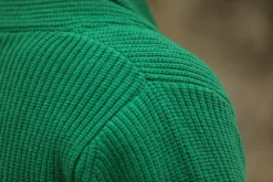 Drapeau Noir Cardigan Lambswool Green Sale