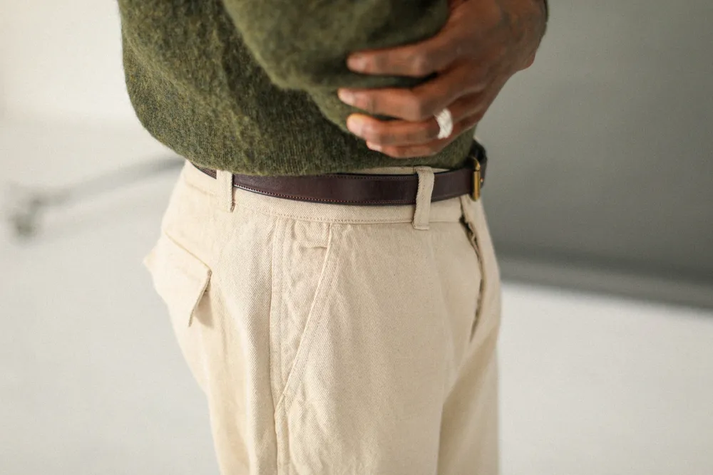 Drapeau Noir Cargo Pant - Comfort Fit Crème Cheap