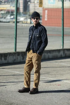 Drapeau Noir Cargo Pants Velours Beige Best