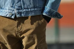 Drapeau Noir Cargo Pants Velours Beige Best