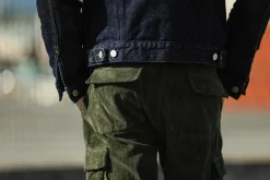 Drapeau Noir Cargo Pants Velours Khaki Best