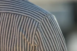 Drapeau Noir Chemise Large Stripes Beige Online