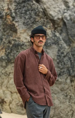 Drapeau Noir Chemise Flanelle Rouille - Modern Fit Rust Online