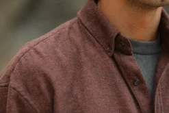 Drapeau Noir Chemise Flanelle Rouille - Modern Fit Rust Online