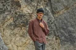 Drapeau Noir Chemise Flanelle Rouille - Modern Fit Rust Online