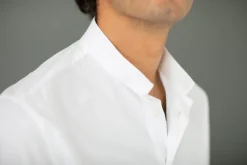 Drapeau Noir Chemise Oxford - Col Inversé Blanc Cheap