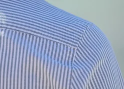 Drapeau Noir Chemise Oxford Stripes Green - Retro Fit Vert Online