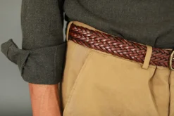 Drapeau Noir Chino Ajusté Camel Best
