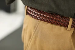 Drapeau Noir Chino Ajusté Camel Best