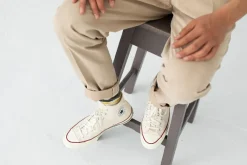 Drapeau Noir Chino Militaire à Pince Beige Sale