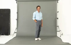 Drapeau Noir Chino Militaire à Pince Gris Grey Hot