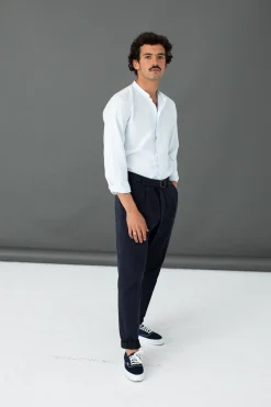 Drapeau Noir Chino Militaire à Pince Marine Store