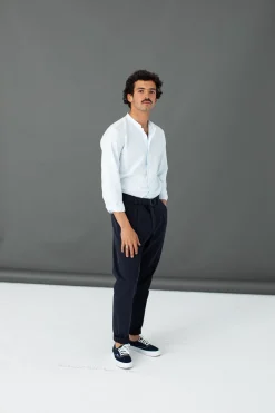 Drapeau Noir Chino Militaire à Pince Marine Store