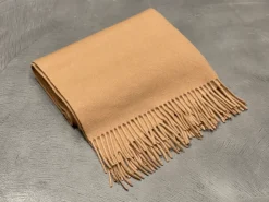 Drapeau Noir Echarpe Oversize En Laine d'Agneau Beige Cheap