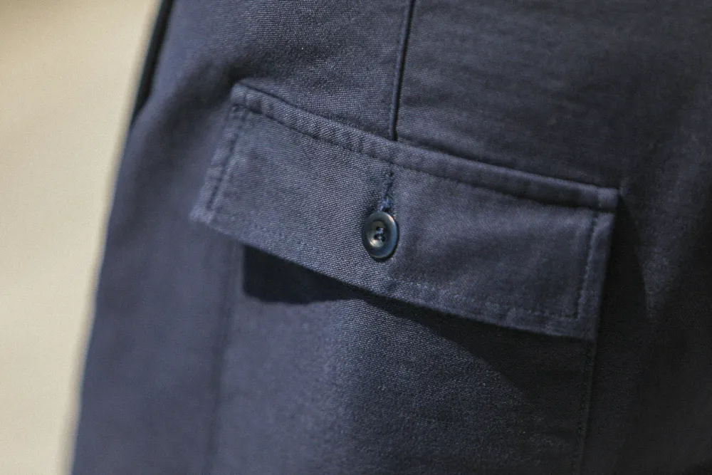 Drapeau Noir Fatigue Pant Japonais - New Fit Navy Best Sale