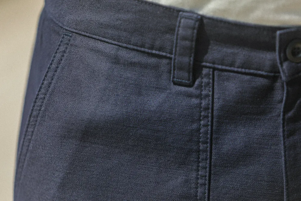 Drapeau Noir Fatigue Pant Japonais - New Fit Navy Best Sale