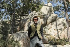 Drapeau Noir Gilet Matelassé Primaloft®️ Khaki Sale