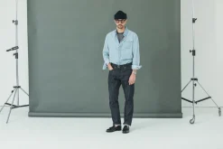 Drapeau Noir Jean Japanese Selvedge Brut - Tapered Fit Indigo Outlet