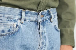 Drapeau Noir Jean Kurabo Selvedge Bleached Light Blue Best Sale
