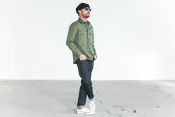Drapeau Noir Jean Kurabo Selvedge Brut Indigo Outlet