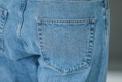 Drapeau Noir Jean Selvedge blue bleach - Comfort Fit Cheap