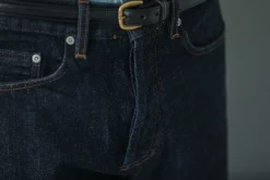 Drapeau Noir Jean Selvedge Japonais - Athletic Fit Indigo Shop