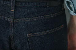 Drapeau Noir Jean Selvedge Japonais - Athletic Fit Indigo Shop