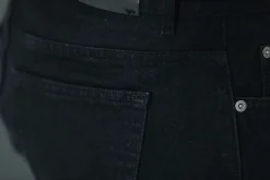 Drapeau Noir Jean Selvedge - Tapered Fit Noir Clearance