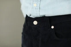 Drapeau Noir Jean Velours - Tapered Fit Marine New