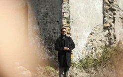 Drapeau Noir Manteau Balmaccan Laine & Cachemire Noir Best