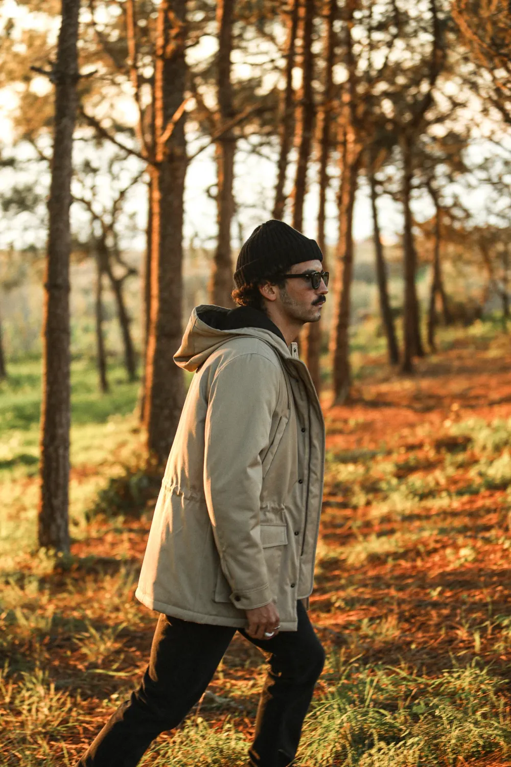Drapeau Noir Parka Classique Imperméable Beige Flash Sale