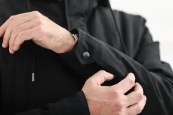 Drapeau Noir Parka Classique Imperméable e Noir Store