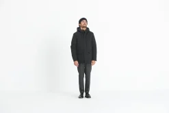 Drapeau Noir Parka Classique Imperméable Marine Navy Best