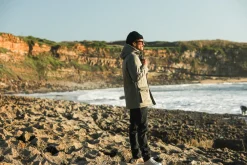 Drapeau Noir Parka Classique Imperméable Khaki Clair Kaki Clair Discount