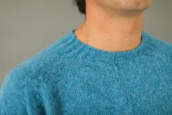 Drapeau Noir Pull Shetland 