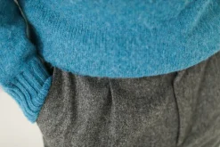 Drapeau Noir Pull Shetland 