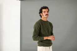 Drapeau Noir Pull Shetland 