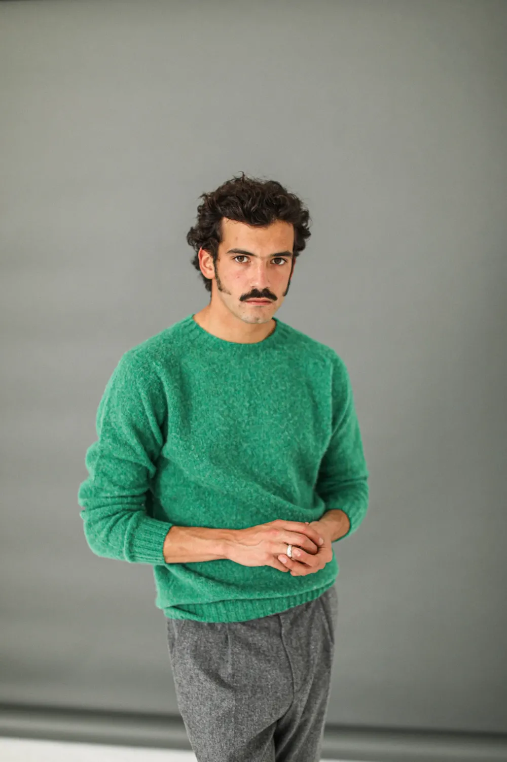 Drapeau Noir Pull Shetland "Shaggy" Pixie Cheap