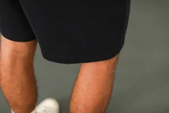 Drapeau Noir Short Molleton Vintage Noir Best Sale