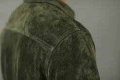 Drapeau Noir Surchemise Cuir Suédé Forêt Vert Best