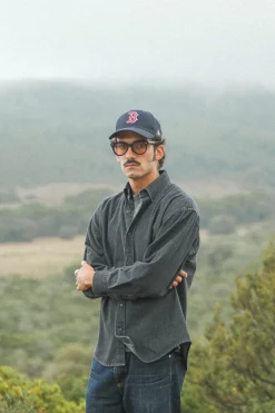 Drapeau Noir Surchemise Denim Black - Modern Fit Blackstonewashed Outlet