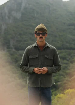 Drapeau Noir Surchemise Lambswool Khaki Sale