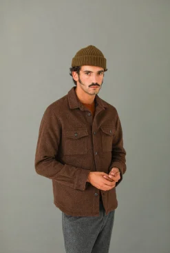 Drapeau Noir Surchemise Lambswool Rouille Best
