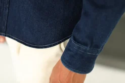 Drapeau Noir Surchemise Militaire Denim Indigo Sale