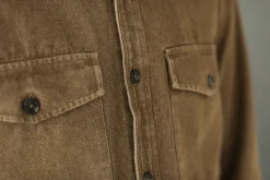 Drapeau Noir Surchemise Militaire Denim Camel Shop