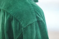 Drapeau Noir Surchemise Velours e - Modern Fit Vert Best Sale