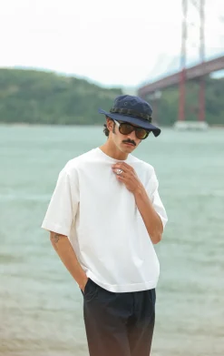 Drapeau Noir Tee-Shirt Comfort Oversized Cream Shop