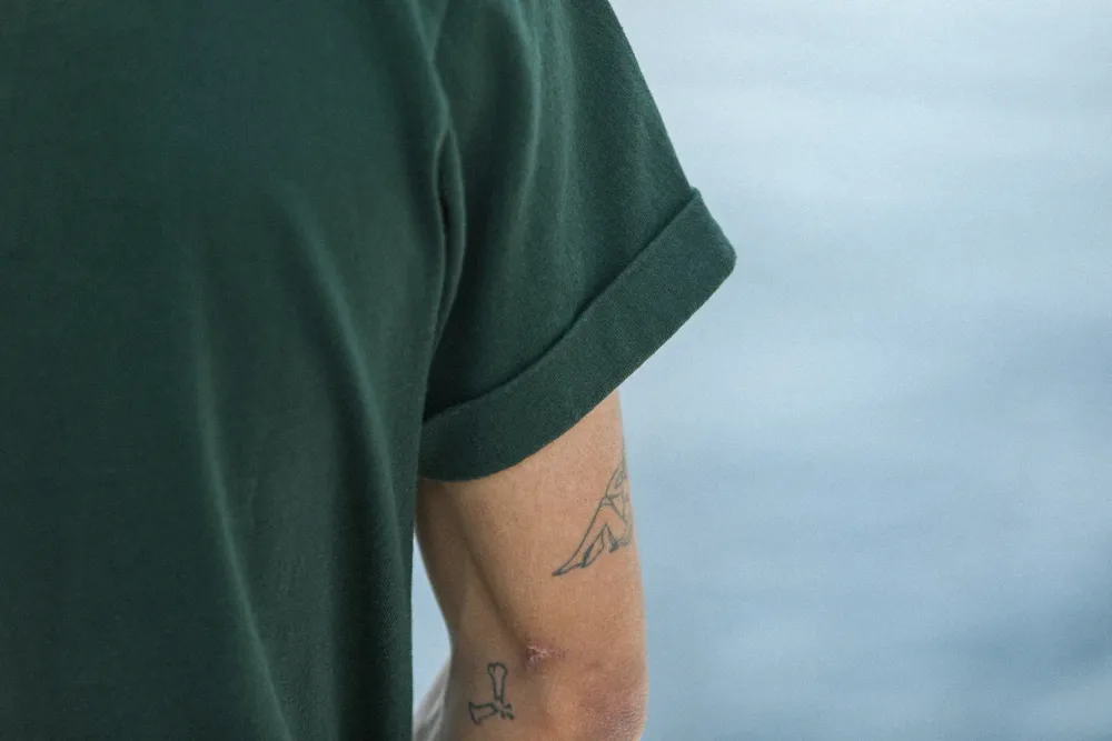 Drapeau Noir Tee-Shirt Confort Vert Forêt Online